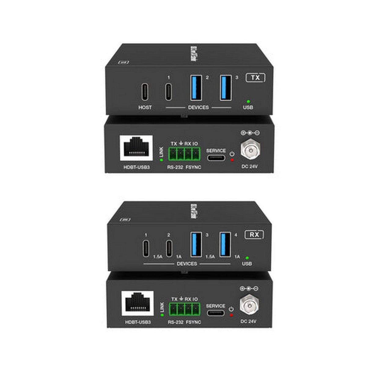 DVDO 1-Host USB-C and USB-A 3.2 Gen 1 100m Extender over HDBaseT