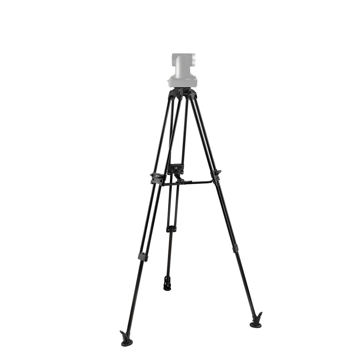 E-Image GA102-PTZ Aluminum PTZ Tripod with 100mm Flat Base