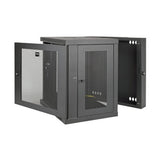 Eaton Tripp Lite Low-Profile Wall-Mount Rack Enclosure for Network Equipment, 12U