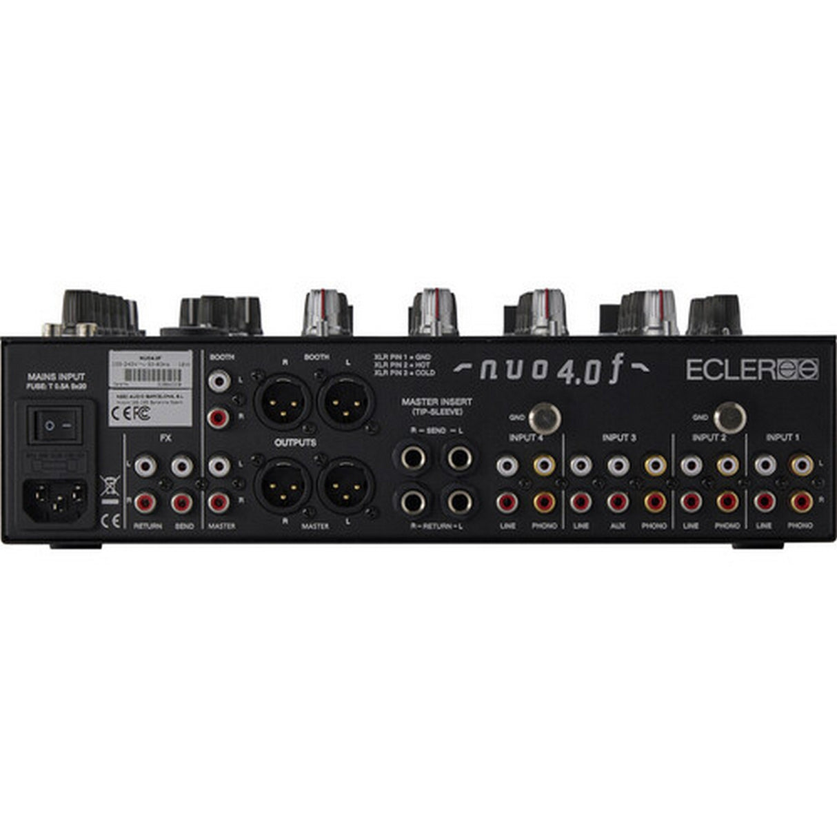 Ecler NUO4.0F 4-Channel Analog DJ Mixer