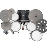 EFNOTE 7X Acoustic Designed Electronic Drum Set, Black Oak Wrap