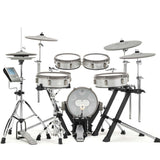 EFNOTE 3B Acoustic Designed Electronic Drum Set, White Sparkle Finish