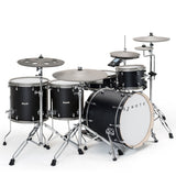 EFNOTE 7X Acoustic Designed Electronic Drum Set, Black Oak Wrap Finish