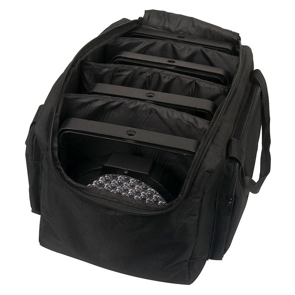 Eliminator Lighting F4 Par Bag EP Soft Padded Transport Bag for 5 Slim LED Pars