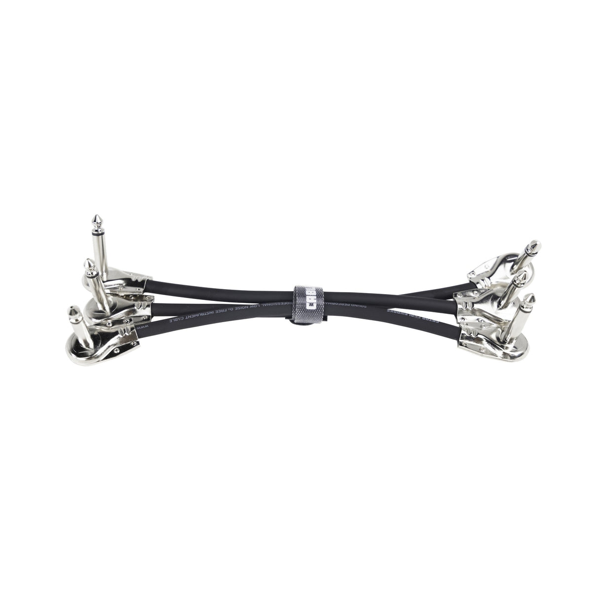 Gator Backline Series Straight to Right-Angled Patch Cables 3-Pack of 6-Inch