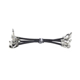Gator Backline Series Straight to Right-Angled Patch Cables 3-Pack of 6-Inch