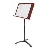 Gator Wooden Conductor Music Stand with Brushed Metal Base