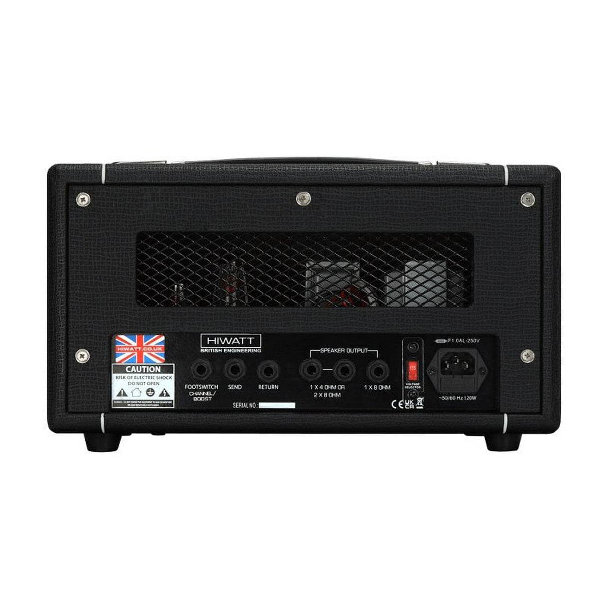 Hiwatt Hi-5 Class A Tube 2-Channel Guitar 5W Amplifier Head with Overdrive, 5 Watts