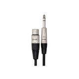 Hosa HXS-003 REAN XLR3F to 1/4-Inch TRS Pro Balanced Interconnect Cable, 3-Feet