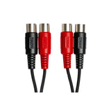 Hosa Dual MIDI Cable with 5-pin DIN to Same