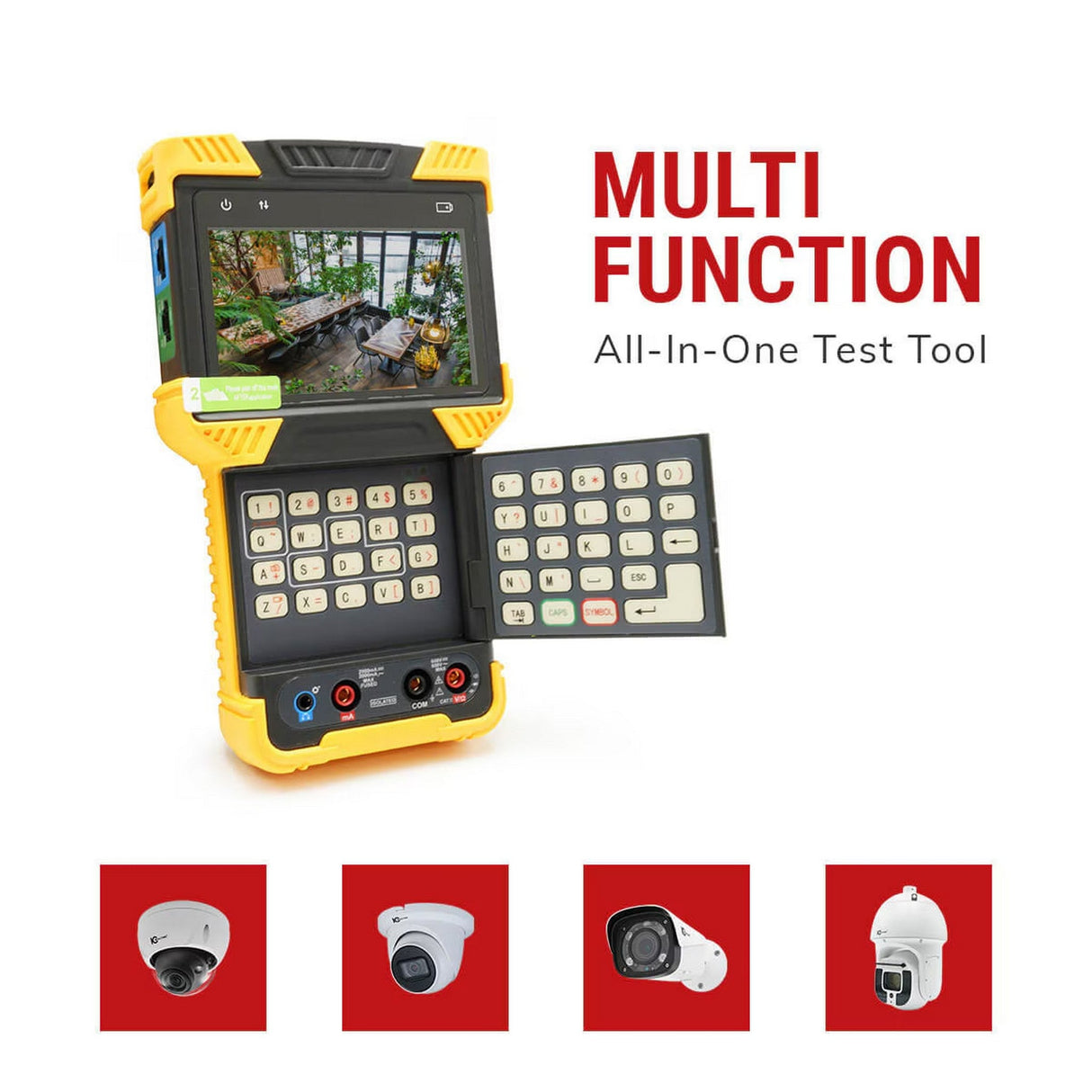 IC Realtime ITM-9000-V3 CCTV ONVIF/HD-AVS Multi-Function Test Tool with 4-Inch Screen