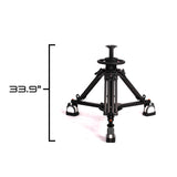 Ikan PT419W-TM-PEDESTAL 19-Inch Widescreen Teleprompter with Talent Monitor, Pedestal, and Dolly Turnkey