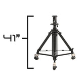 Ikan EI-PTZ-PEDESTAL Pneumatic Aluminum PTZ Pedestal with 100mm Flat Base