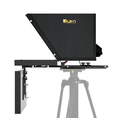Ikan PT419W-PTZ-NDI-TMN Aura 19-Inch POE++ PTZ NDI Teleprompter and Talent Monitor with Full Encoding/Decoding IP Tally