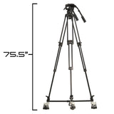 Ikan PT419W-TK-TRIPOD 19-Inch Widescreen Teleprompter, Tripod, Dolly Turnkey, and Travel Kit