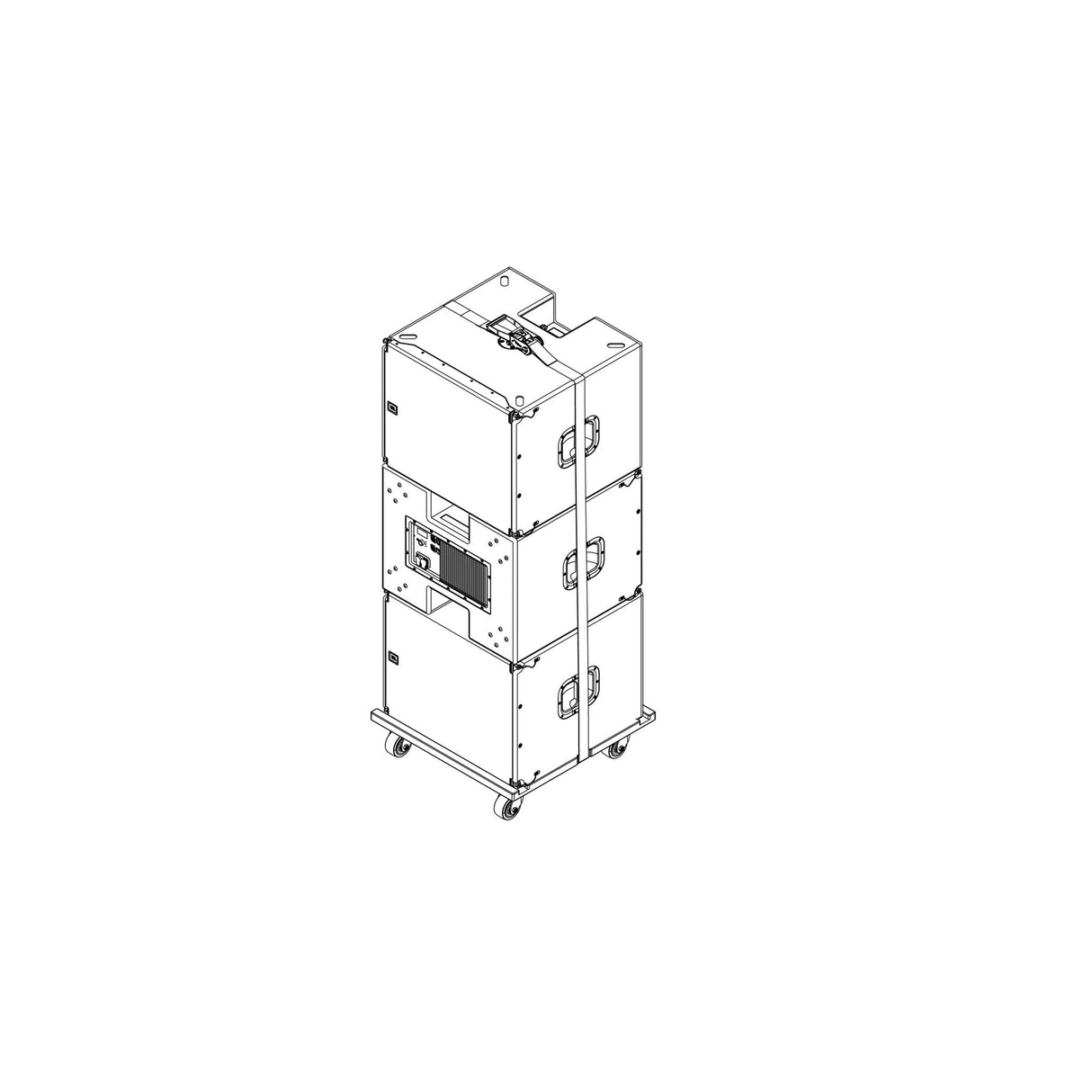 JBL SRX918S VT Vertical Transport Cart for SRX918S/SRX918SF
