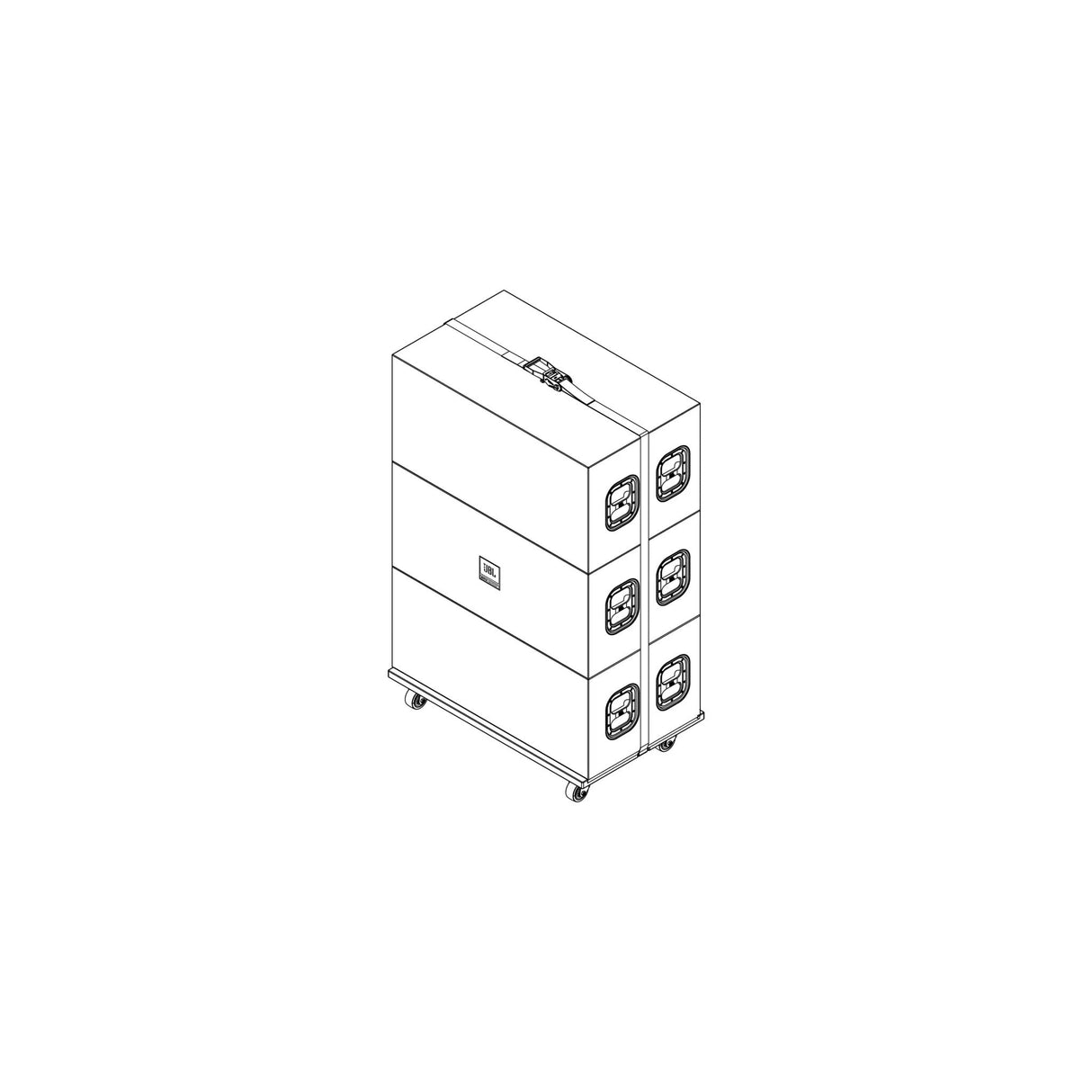 JBL SRX928S VT Vertical Transport Cart for SRX928S
