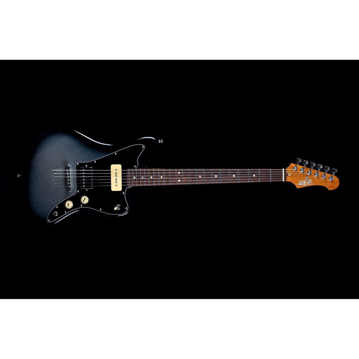 Jet Guitars JJ-350 Baritone Moonburst Electric Guitar