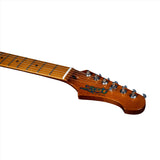 JET Guitars JS 300 OW SSS Basswood Body Electric Guitar with Roasted Maple Neck/Fretboard