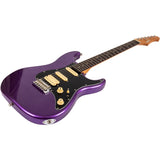 Jet Guitars JS-400 PLM R Electric Guitar, Plum Finish