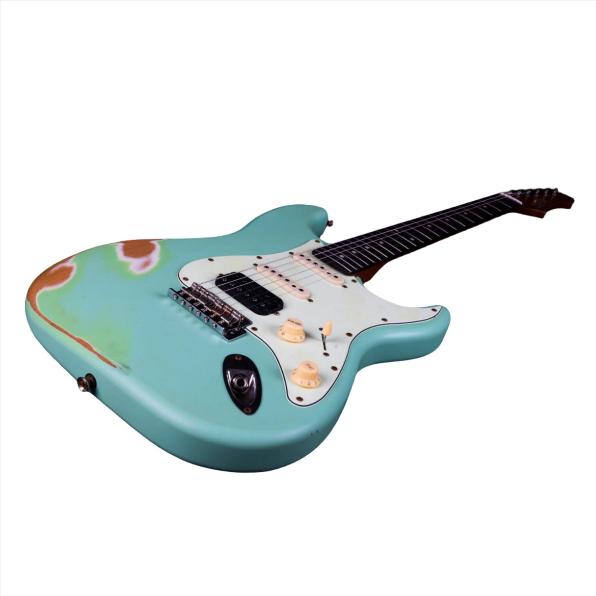 JET Guitars JS-400 HSS SFG RLC Seafoam Green Relic Electric Guitar