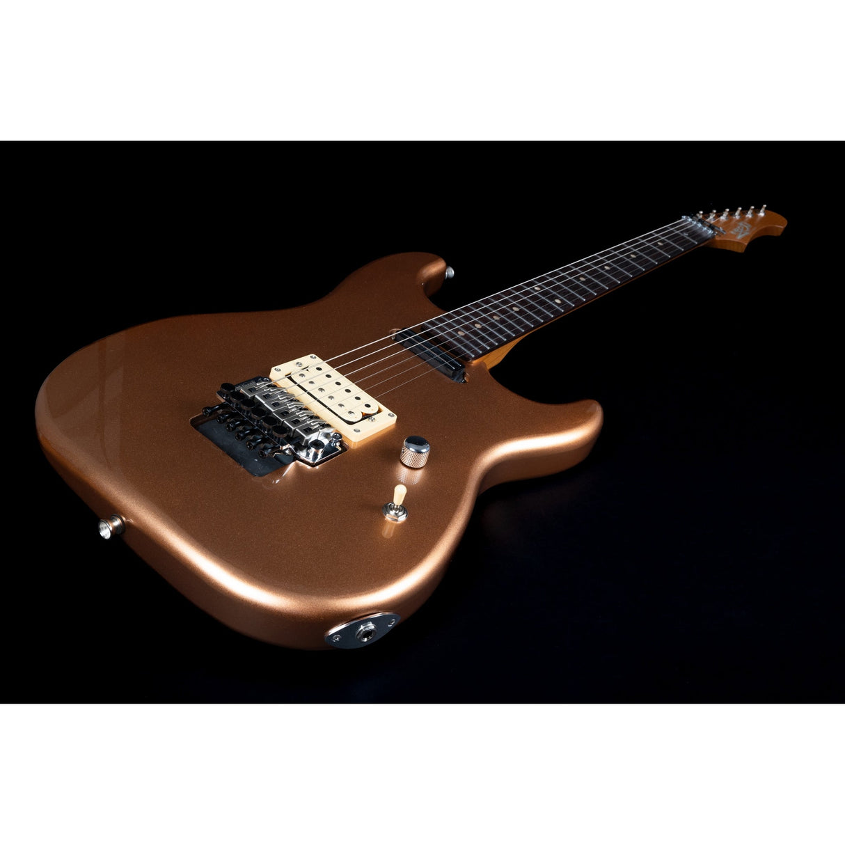 Jet Guitars JS-700 Canadian Maple Basswood Electric Guitar with HS Alnico V Pickup, Copper