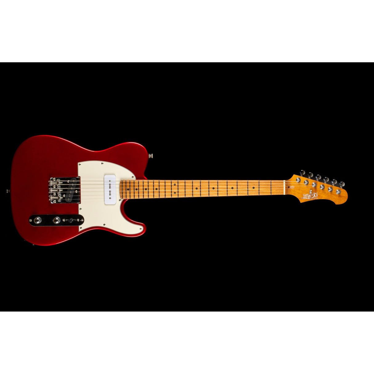 Jet Guitars JT-300 CAR P90 Electric Guitar, Candy Red Finish