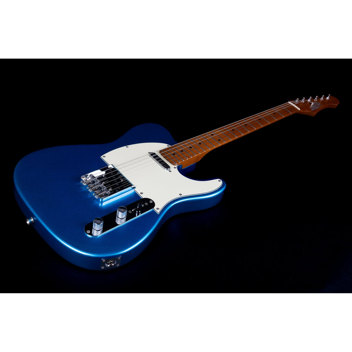 JET Guitars JT-300 Canadian Roasted Maple Basswood Electric Guitar with SS Ceramic Pickup, Lake Placid Blue