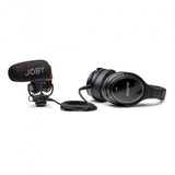 Joby Wavo PLUS Black/Red Shotgun Microphone for Content Creators