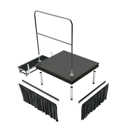 K&M Robust Conductor Podium with Noise Filtering Carpet