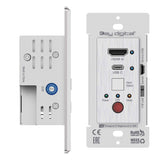 Key Digital KD-XWPS HDMI USB-C/CAT6 Wall Plate Extender Set