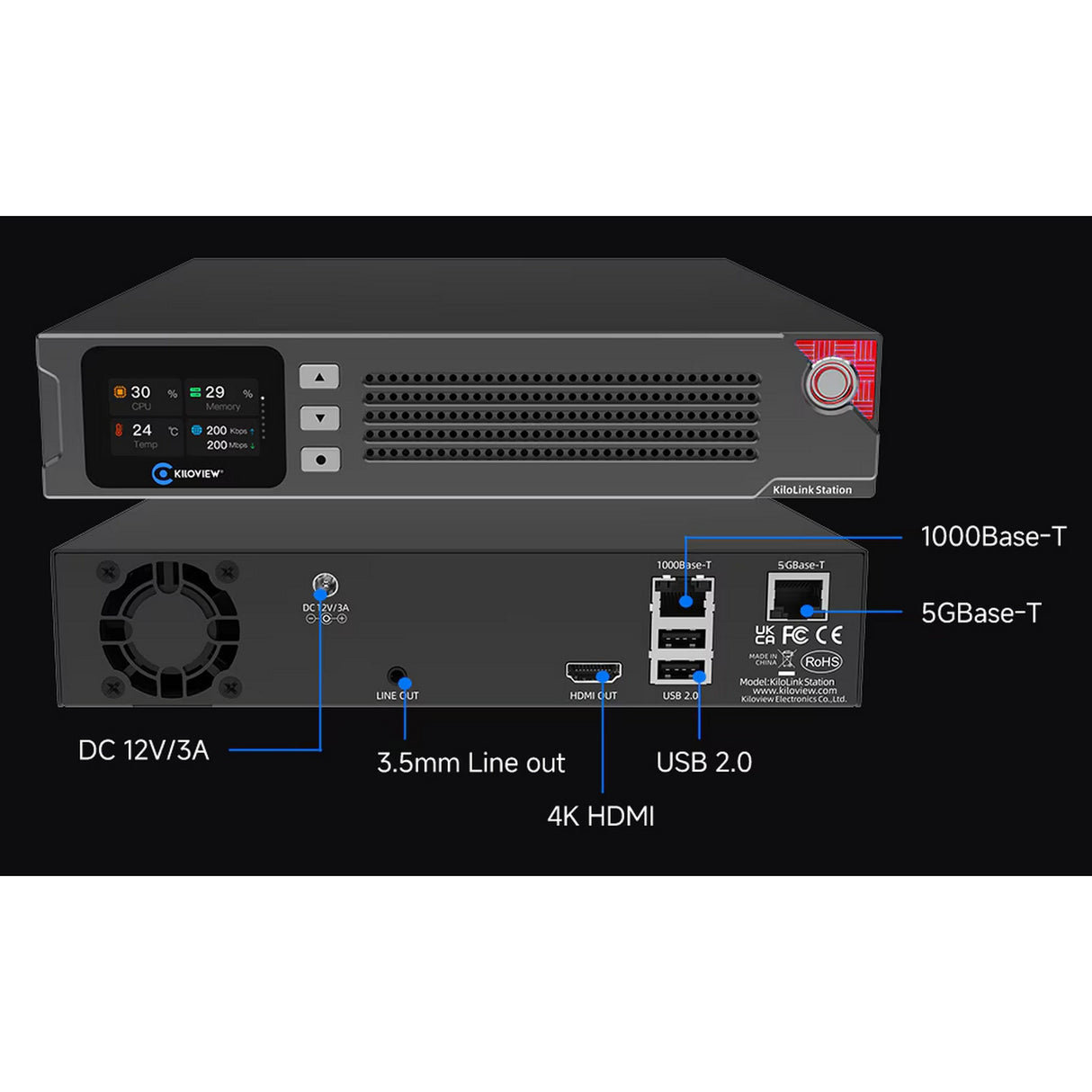 Kiloview KiloLink Station Hardware Bonding Receiver