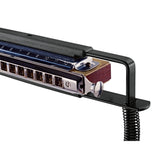 K&M 16416 Fully Adjustable Spring-Tension Blues Harmonica Holder