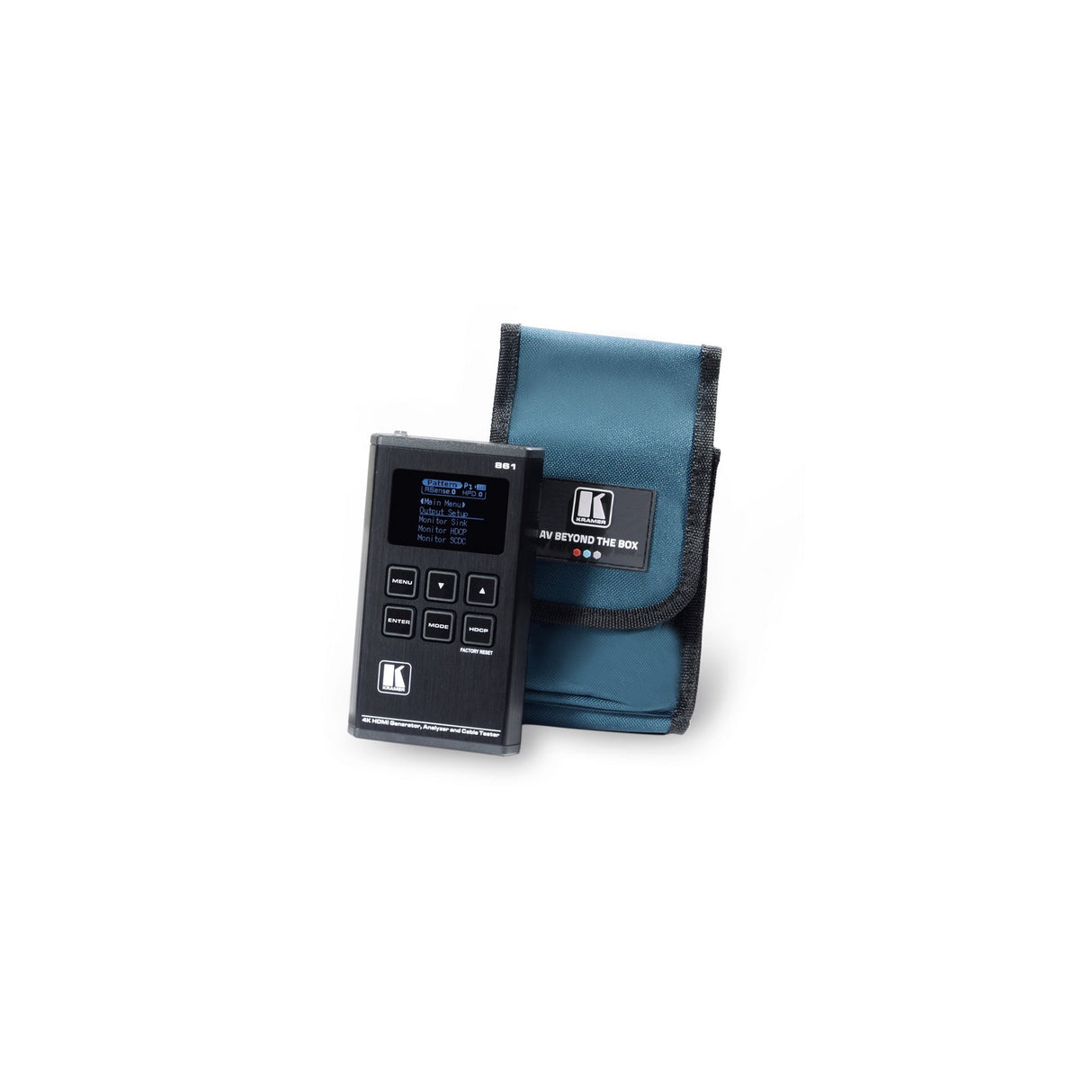 Kramer 861 18G 4K HDR Pocket Signal Generator, Analyzer, and Cable Tester