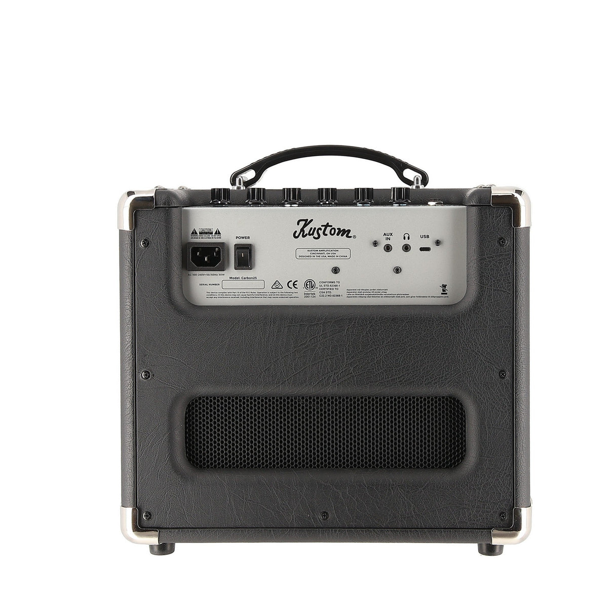 Kustom Carbon 25 1 by 8 Modeling Guitar Amplifier, 25 Watt