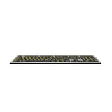 Logickeyboard Large Print Yellow on Black Slim Line PC Keyboard Accurate Typing Large Printed Keyboard