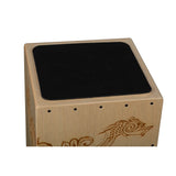 Luna Guitars Henna Dragon Cajon with Bag