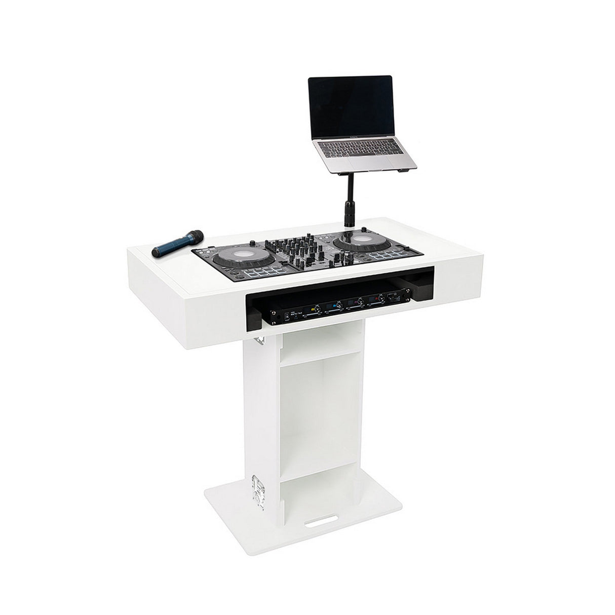 Magma Groove Terminal Modular DJ Booth, White