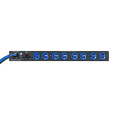 Middle Atlantic PD-915R-SP PD Series Rackmount Power 15A with Series Surge Protection, 9-Outlet, Black