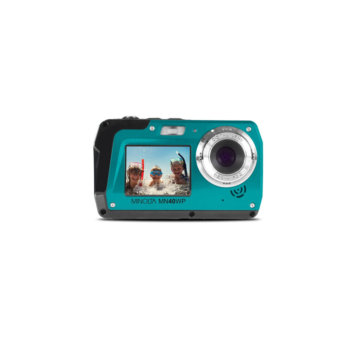 Minolta MN40WP 48 MP 2.7K Ultra HD Waterpoof Digital Camera, Blue