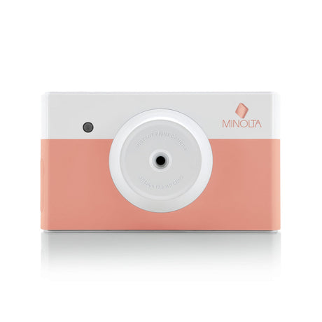 Minolta Instant Print Digital Camera Coral pink