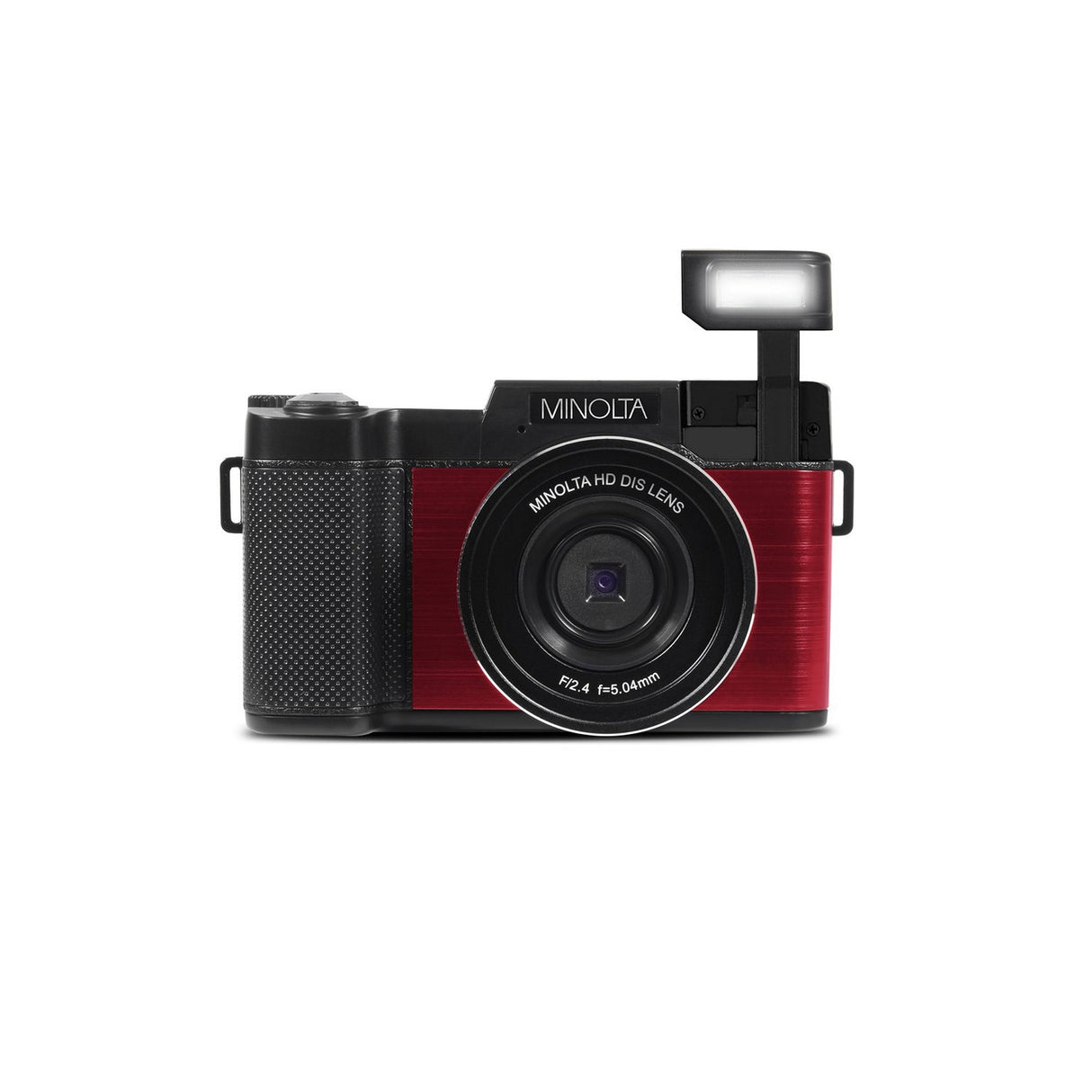 Minolta MND30 30 MP 2.7K Ultra HD Digital Camera Red