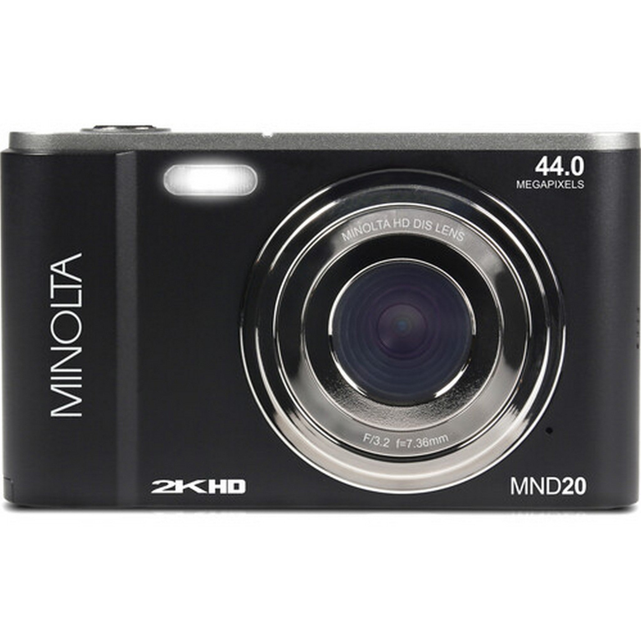 Minolta MND20 44 MP 2.7K Ultra HD Digital Camera, Black – AVLGEAR