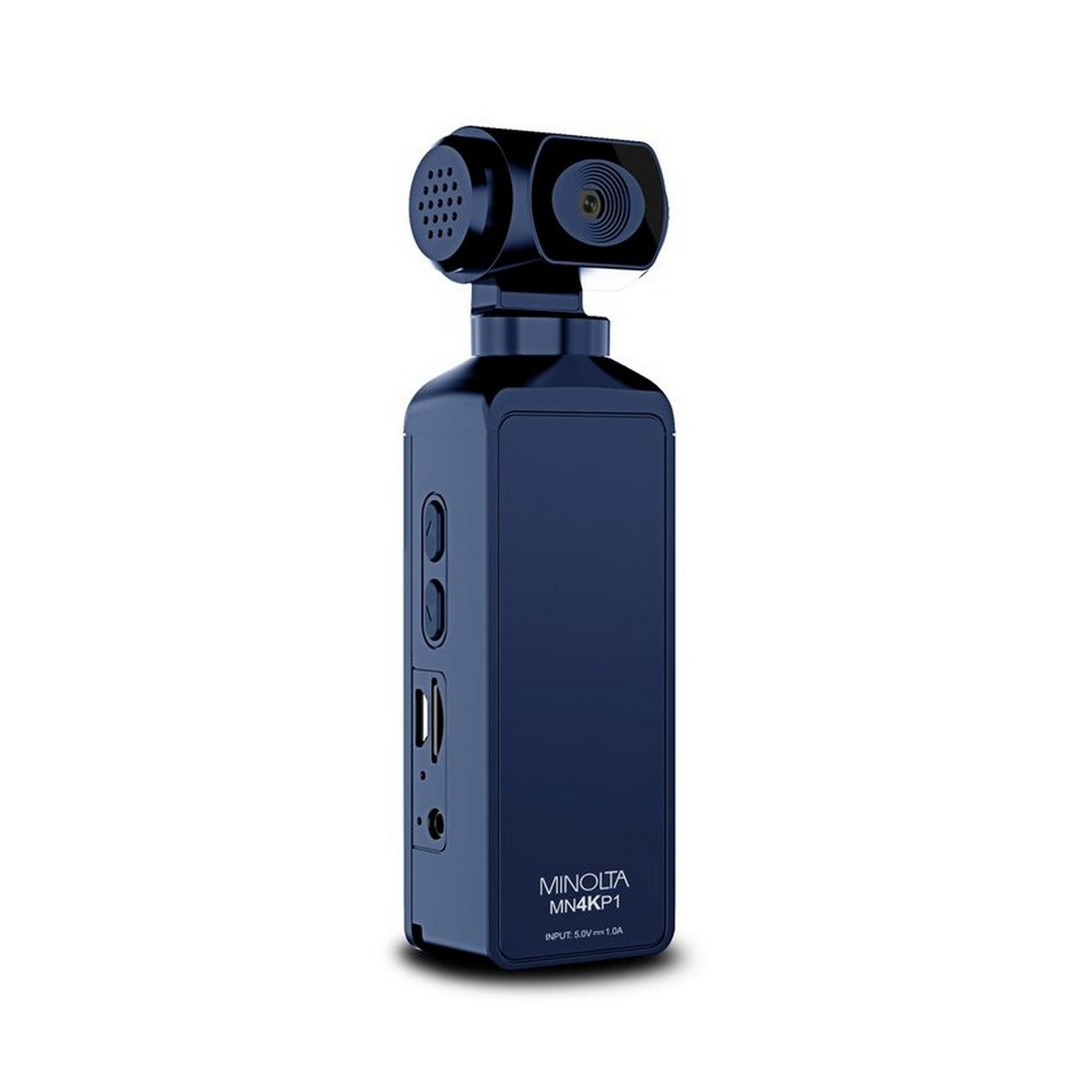 Minolta MN4KP1 Waterproof 4K Ultra HD Pocket Camcorder with WiFi, Blue