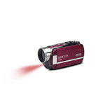 Minolta MN90NV 1080p HD 24 MP Night Vision Digital Camcorder Maroon