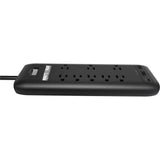 Minuteman MMS-WAL6U3 MMS 6-Outlet Wall Tap Surge Protector