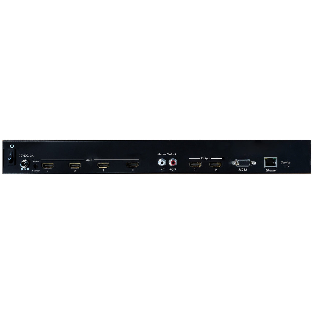MuxLab 500446 4x2 HDMI 2.0 Quad-View Processor