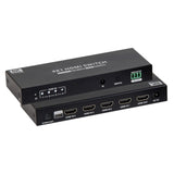 MuxLab 500513 HDMI 2.1 48Gbps 4x1 Switch with Audio De-Embedder