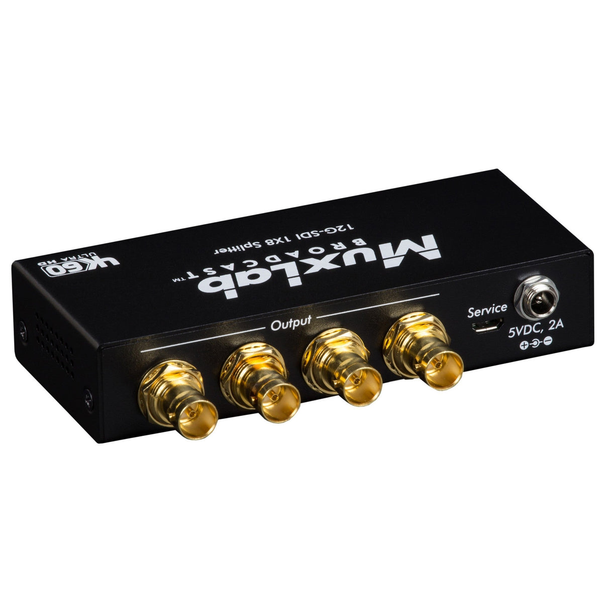 MuxLab 500728 4K60 12G-SDI 1 x 8 Splitter