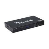 MuxLab 500861 HDMI Over IP PoE Seamless Transceiver 4K60 for AV Over IP Systems